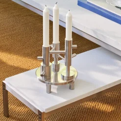 Fritz Hansen Candleholder Lysestage Stor Stål