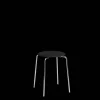 Fritz Hansen Dot Skammel Krom/Sort Ask