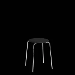 Fritz Hansen Dot Skammel Krom/Sort Ask