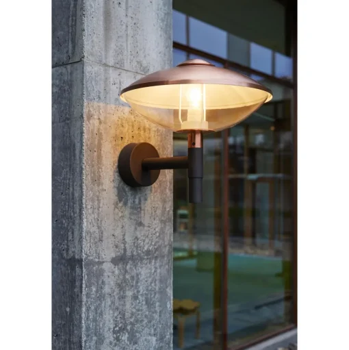 Fritz Hansen HL410 Udendørs Váglampe Kobber/Klar
