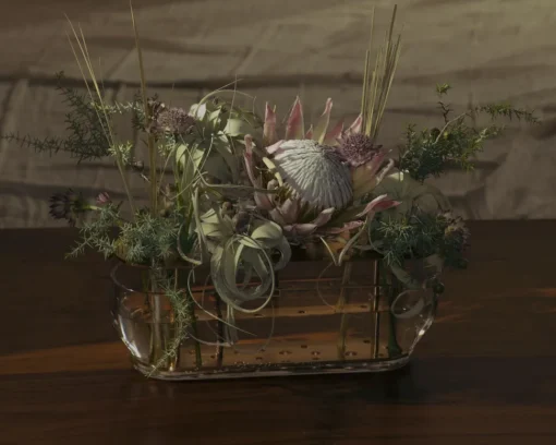 Fritz Hansen Ikebana Vase Lang Messing