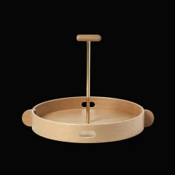 Fritz Hansen JH Tray Bakke Fyrretrá/Messing