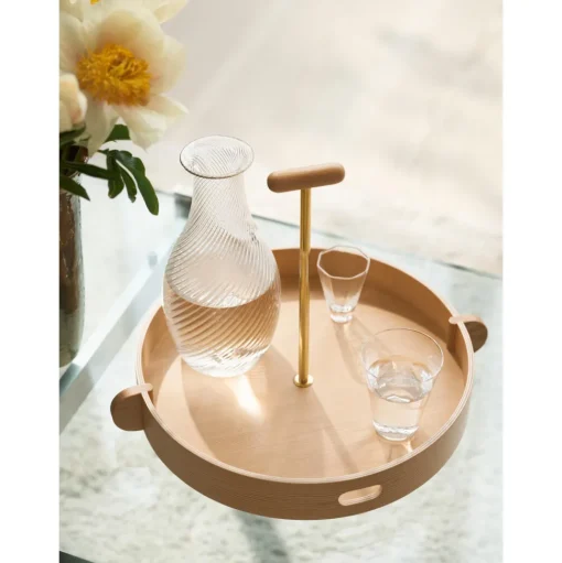 Fritz Hansen JH Tray Bakke Fyrretrá/Messing