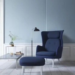 Fritz Hansen Kaiser Idell 6580 Luxus Gulvlampe Mat Sort