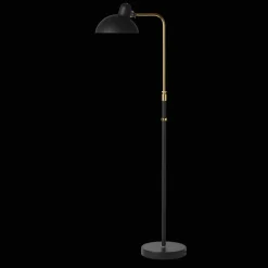 Fritz Hansen KAISER Idell 6580 Gulvlampe Mat Sort/Messing