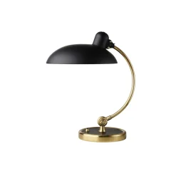 Fritz Hansen Kaiser Idell 6631 Luxus Bordlampe Mat Sort & Messing - Special Edition
