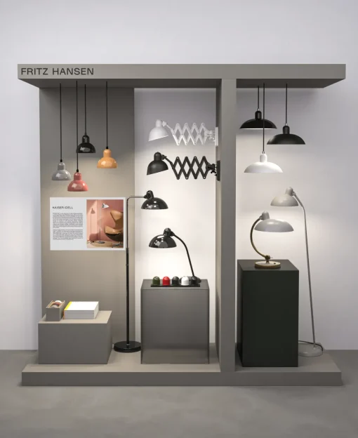 Fritz Hansen Kaiser Idell 6631 Pendel Mat Sort
