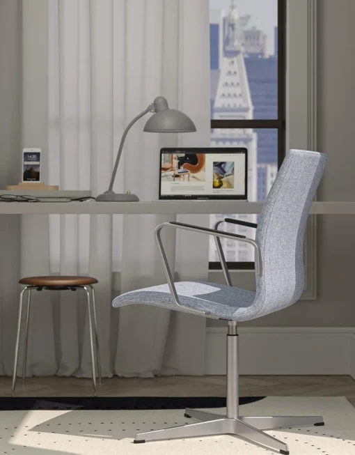 Fritz Hansen Kaiser Idell 6556-T Bordlampe Mat Grå