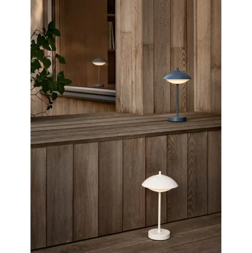 Fritz Hansen Musling Transportabel Lampe Hvid