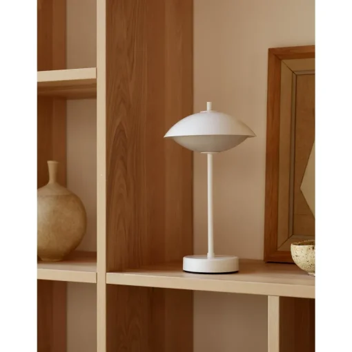 Fritz Hansen Musling Transportabel Lampe Hvid