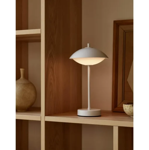Fritz Hansen Musling Transportabel Lampe Hvid