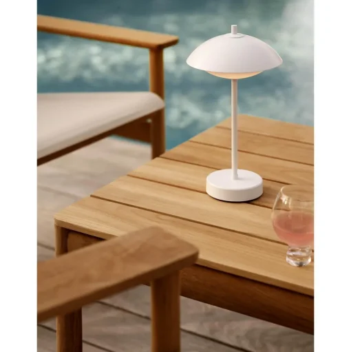Fritz Hansen Musling Transportabel Lampe Hvid