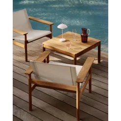 Fritz Hansen Musling Transportabel Lampe Hvid