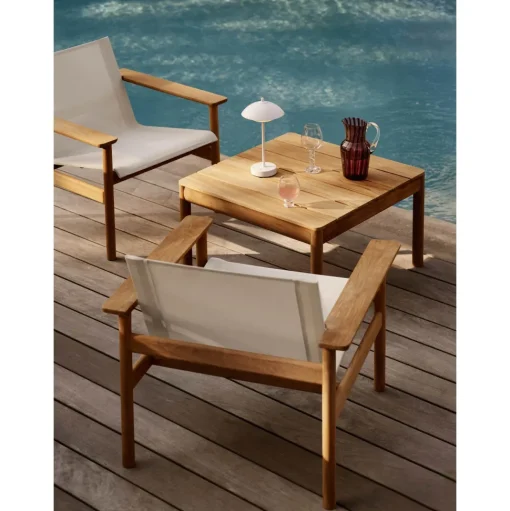 Fritz Hansen Musling Transportabel Lampe Hvid