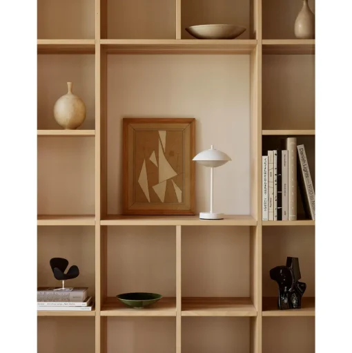 Fritz Hansen Musling Transportabel Lampe Hvid