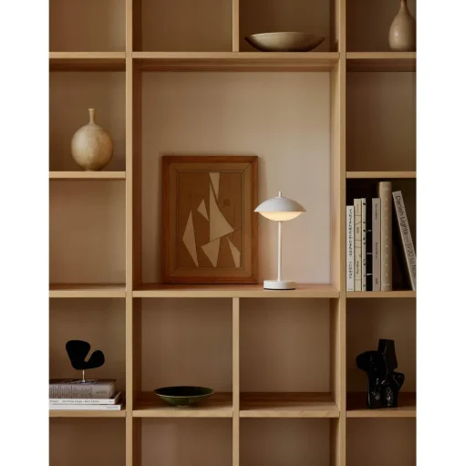 Fritz Hansen Musling Transportabel Lampe Hvid