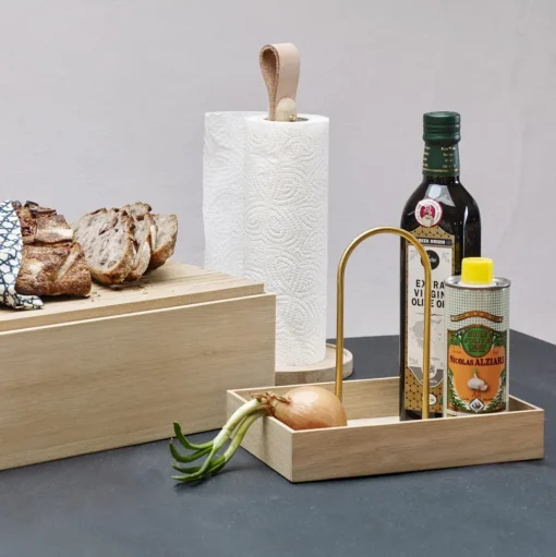 Fritz Hansen Skagerak Norr Papirrulleholder Holder Egetrá/Sort