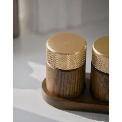 Gejst Sina Salt & Peber Kvárn Mørk Ask/Messing