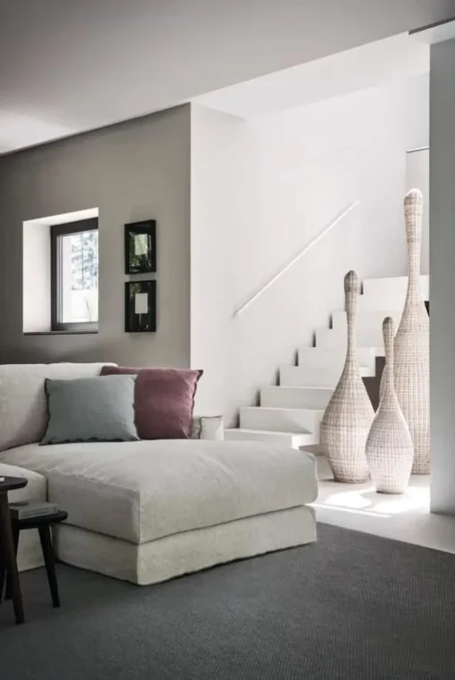 Gervasoni Bolla Gulvlampe Stor Rattan