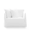 Gervasoni Ghost 09 Loveseat Lánestol Lino Bianco
