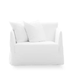 Gervasoni Ghost 09 Loveseat Lánestol Lino Bianco