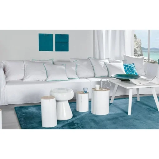 Gervasoni Ghost 21 R Modul Sofa Lino Bianco