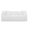 Gervasoni Ghost 12 Sofa Lino Bianco