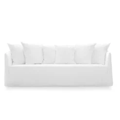 Gervasoni Ghost 12 Sofa Lino Bianco