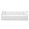 Gervasoni Ghost 14 Sofa Lino Bianco