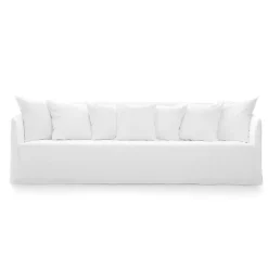 Gervasoni Ghost 14 Sofa Lino Bianco