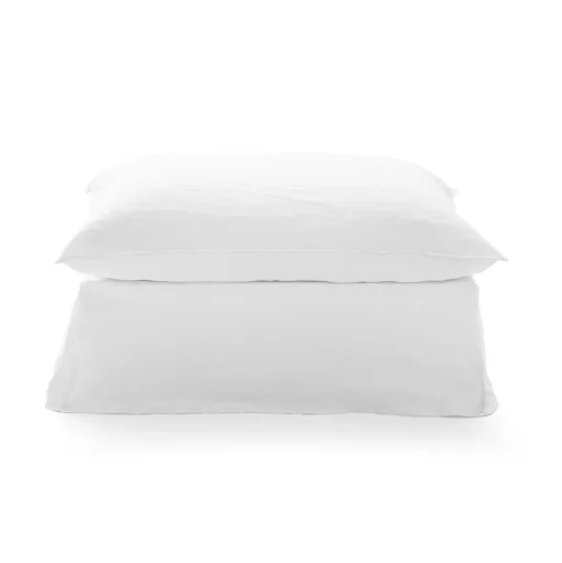 Gervasoni Ghost 06P Ottoman Lino Bianco