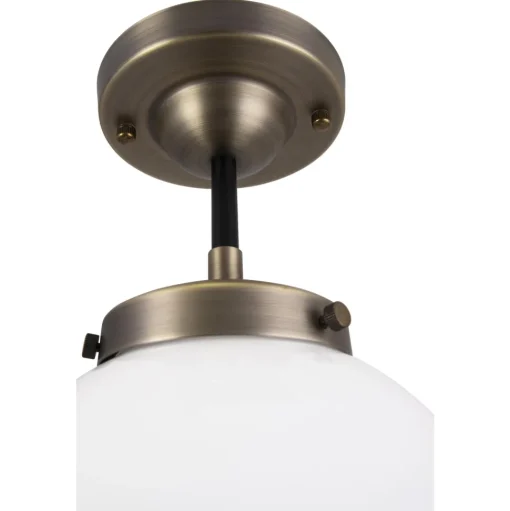 Globen Lighting Alley Loftlampe Antik Messing/Hvid
