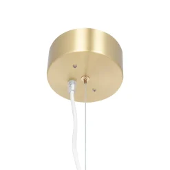 Globen Lighting Astrid 85 Pendel Børstet Messing/Hvid