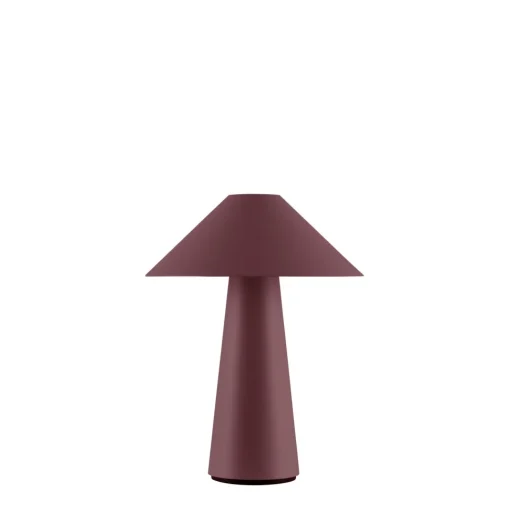 Globen Lighting Cannes Transportabel Lampe Burgundy