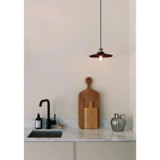 Globen Lighting Cobbler 25 Pendel Burgundy