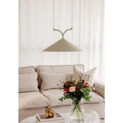Globen Lighting Curve 50 Pendel Beige