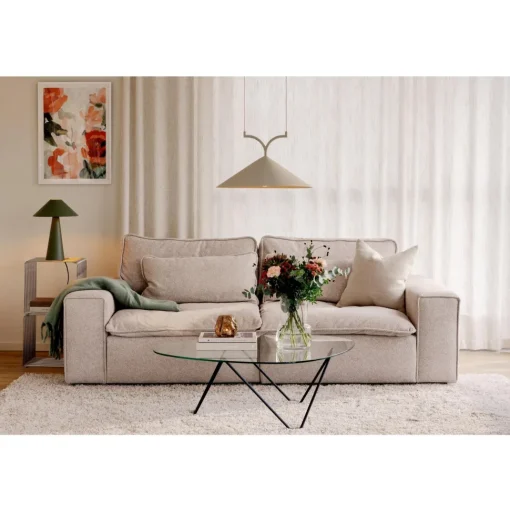 Globen Lighting Curve 50 Pendel Beige