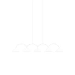Globen Lighting Curve 5 Pendel Hvid