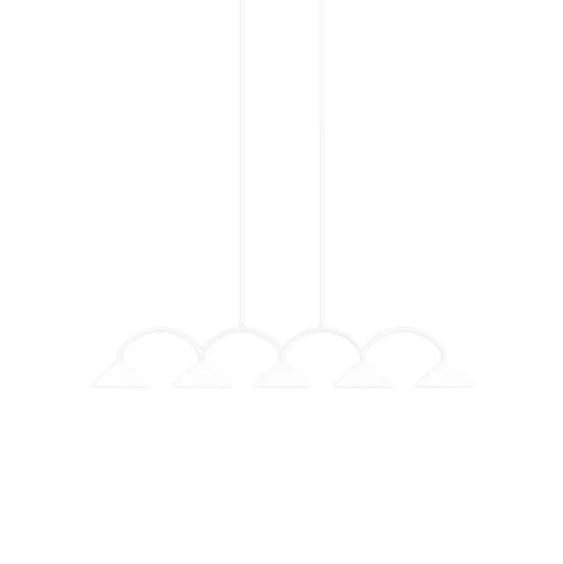 Globen Lighting Curve 5 Pendel Hvid