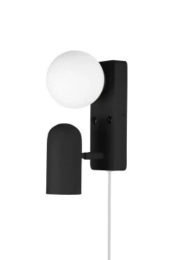 Globen Lighting Doppio Váglampe Sort