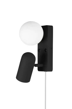 Globen Lighting Doppio Váglampe Sort