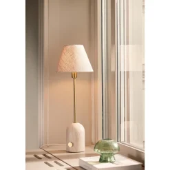 Globen Lighting Gino 20 Bordlampe Travertin