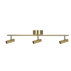 Globen Lighting Hubble 3 Long Loftlampe Børstet Messing
