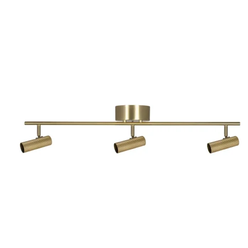 Globen Lighting Hubble 3 Long Loftlampe Børstet Messing