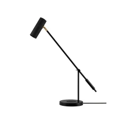 Globen Lighting Hubble Read Bordlampe med Trådløs Opladning Sort