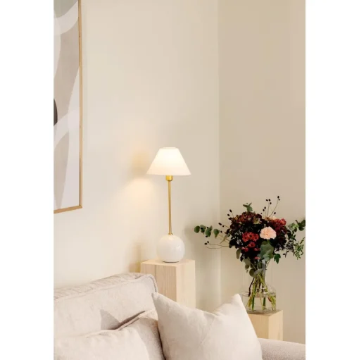Globen Lighting Iris 20 Bordlampe Hvid