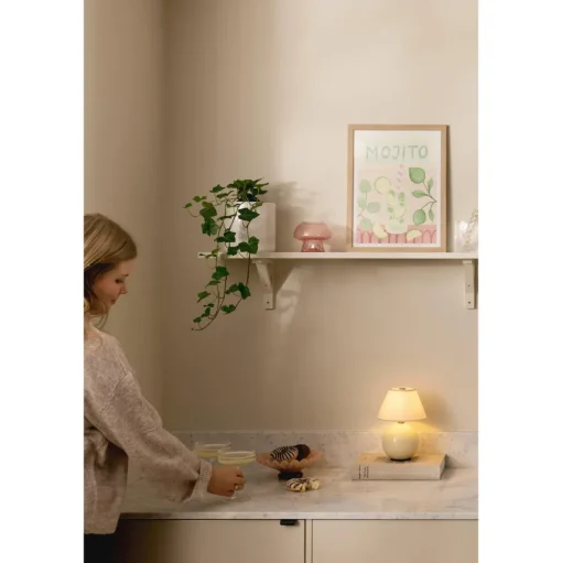 Globen Lighting Iris 16 Transportabel Lampe Creme