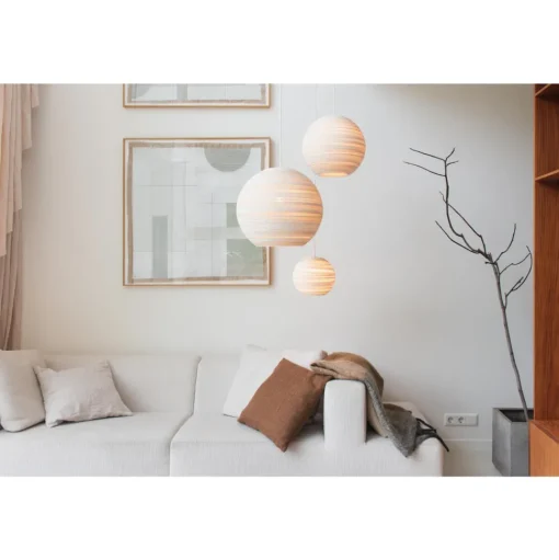 Graypants Scraplight Moon 18 Pendel Stor Hvid