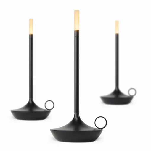 Graypants Wick Transportable Lampe Sort