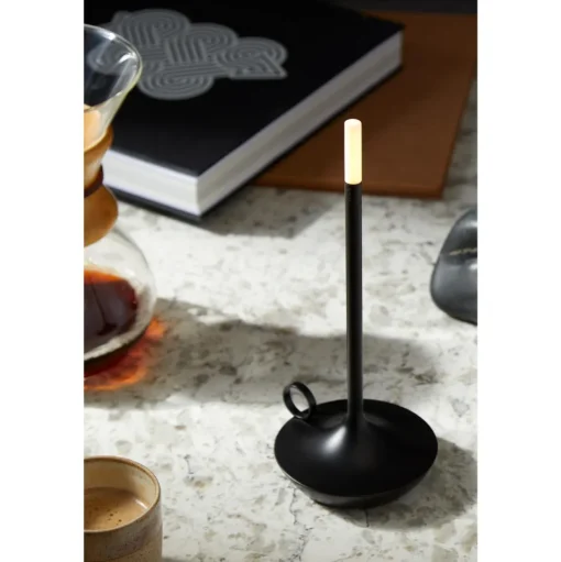 Graypants Wick Transportable Lampe Sort
